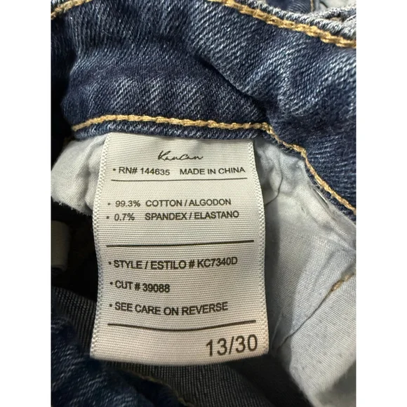 KanCan Bootcut Jeans Size 13/30 Distressed Medium Wash Stretch Denim - Picture 9 of 9